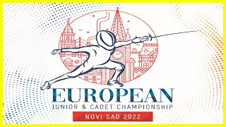 2022 Novi Sad European Junior \u0026 Cadet Championships Day 06 - YELLOW