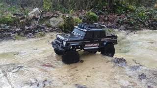 Traxxas trx-4 Defender et Carisma lynx ORV