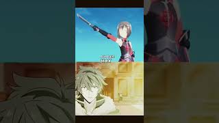 Naofumi Iwatani (#shieldhero  ) Vs Maple (#bofuri  ) AO Vs Battle #animeedit #anime