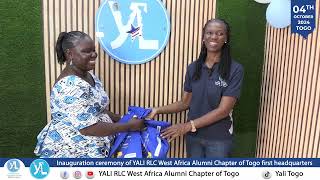 Inauguration ceremony of the YALI RLC West Africa Alumni Chapter of Togo headquarters