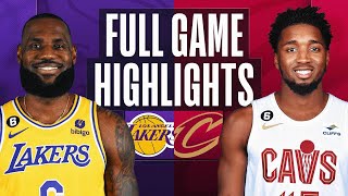 LAKERS at CAVALIERS | NBA FULL GAME HIGHLIGHTS | December 6, 2022