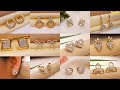 Stud Gold Earrings Designs with Price and Weight || Gold Studs Designs| Indhus Jewellery collection