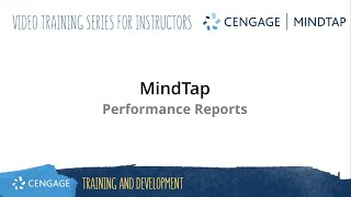 Using NEW Learning Objective-Based Performance Reports