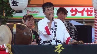 江州音頭　秋月 豊丸　しんかな東 サマーフェスティバル　2016.08.21