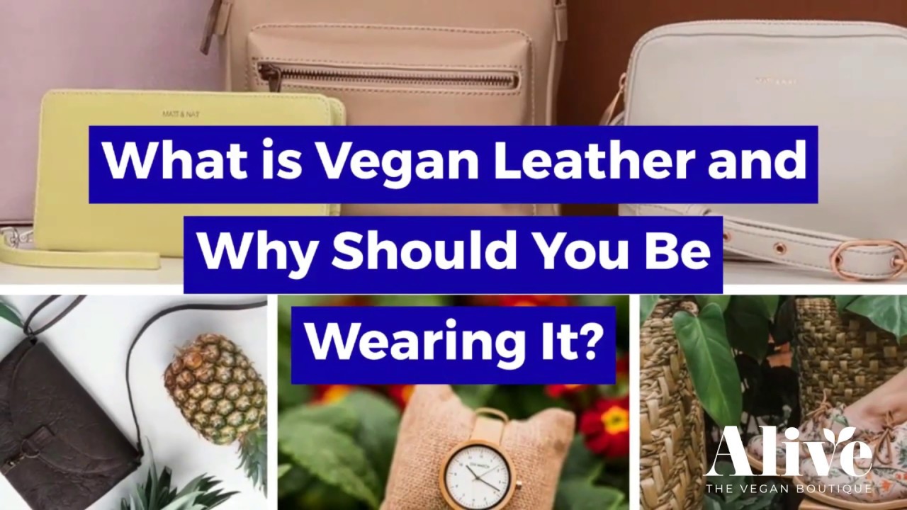 What Is Vegan Leather? And Why Should Be Wearing It? - YouTube