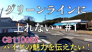 【CB1100EX】奥武蔵グリーンラインに上れない　#1【モトブログ】