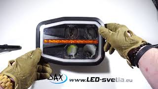 Přední světlomet FULL LED WAS W188DD