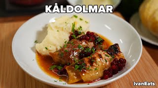 Swedish Meat Stuffed Cabbage Rolls | KÅLDOLMAR