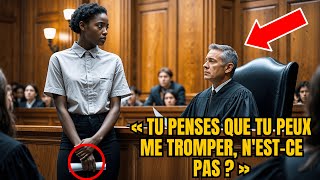 JUGE SE MOQUE d’une JEUNE NOIRE au tribunal, mais réalise ensuite qu’elle est un GÉNIE du droit.