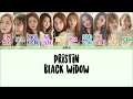 pristin black widow eng rom han color coded lyrics