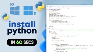 How to Install Python on Windows 11 / 10 (Latest Version, 3.13.1)