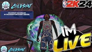 NBA 2k24 Coldsnap event 2x rep live stream!