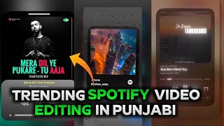 Viral Spotify Video Editing in Punjabi || Diwali Special || Technical Sandhu