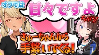 普段ツンツンなひなーの、オフではきゅーちゃんと手を繋いで甘々てぇてぇらしい（w/橘ひなの、花芽なずな、かみと、ギルくん）【ぶいすぽっ！神成きゅぴ切り抜き】