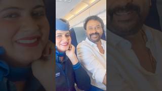 Fan girl moment 😘✈️#airhostess #cabincrew #dileep #dileepettan