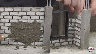 How To Make a Beautiful House #2 - how to build a brick wall.