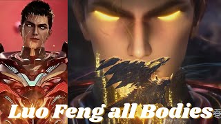 Luo Feng all Bodies || Swallow Stars || Explained in Hindi || ATG || BTTH || Novel Based