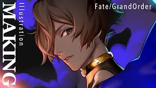 【描いてみた】アルジュナオルタ/FGO 解説付き【Speed Painting】