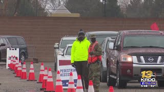 COVID-19 vaccine clinic at Colorado State Fairgrounds starts administering doses