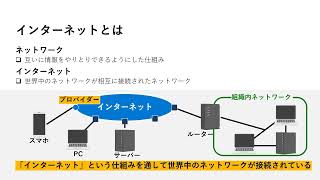 【サイバーセキュリティのための IT リテラシ】⑦ インターネット