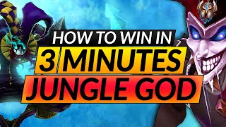 HOW TO WIN JUNGLE IN 3 MINUTES - The ULTIMATE SHACO Guide - Macro, Pathing and Ganking Tips