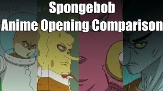 Spongebob anime opening [Original Ver. vs Narmak Ver.]
