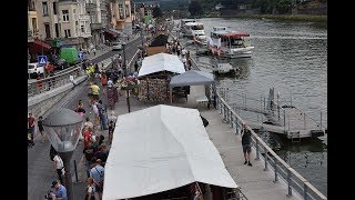 European Tour || Street Market in City DINANT  -  Belgium ( P01 )