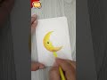 135 crescent moon colored pencil drawing and coloring howtodraw art satisfying shorts