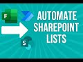 Power Automate: Automatically Create and Update SharePoint Lists from Forms – Live Monitor & Logbook