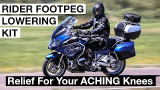 Relief for those Aching Knees on your BMW R1200 RT / R1250 RT