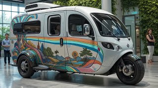 😱 Road Trips Will NEVER Be the Same! Meet the 2025 Tiny Camper Tricycle RV!🔥