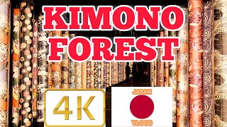 Kimono Forest Arashiyama kyoto japan walking tour 4k videos