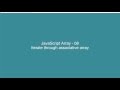 JavaScript Array - 08 - Iterate through associative array