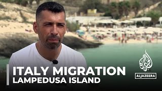 Italy migration: Lampedusa Island records rise in migration