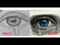How To Draw A Realistic Eye With Teardrop | Step By Step Drawing Tutorial | Rajeshartevoke |