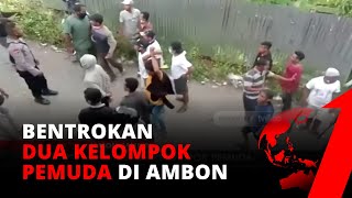 Bentrokan Dua Kelompok Pemuda di Ambon, Sejumlah Kendaraan Dirusak Massa | tvOne