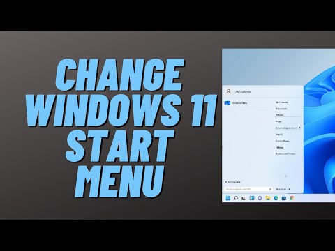 Change Windows 11 Start Menu