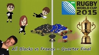 Rugby World Cup 2015 - NZ Victory Celebration Special - All Blacks vs France (Super Rugby - SNES)