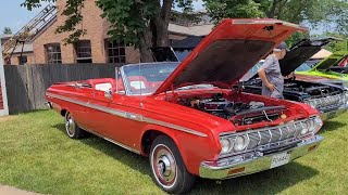 Some Mopars At Motor Muster 2023 Discussing 2 Awesome 1964 Plymouths Dodge Chrysler