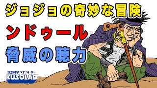 ンドゥールは相手の動きを音で把握する。そんなこと可能？【ジョジョの奇妙な冒険】