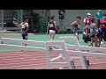 多田修平vsケンブリッジ飛鳥　男子100ｍ予選1組　布勢スプリント2021