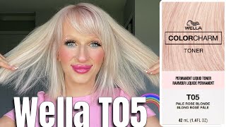 WELLA T05 Pale Rose Blonde NEW TONER