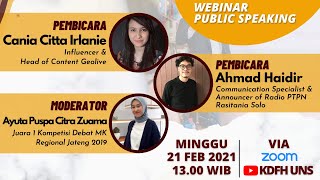 WEBINAR PUBLIC SPEAKING 