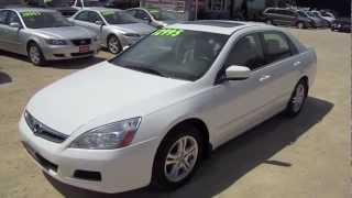 2007 HONDA ACCORD Start Up, Walk Around by Automotive Review