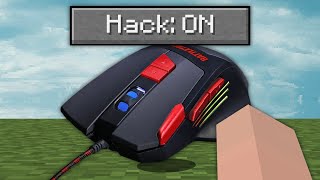 Jogando MINECRAFT com o MOUSE HACKER