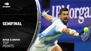Novak Djokovic | Top Points vs. Ben Shelton | 2023 US Open Semifinal