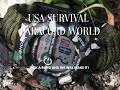 USA SURVIVAL PARACORD WORLD FLORIDA - Cobra Survival Watch Bands for Military and Sports Watches