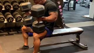 ダンベルプレス80kg16reps