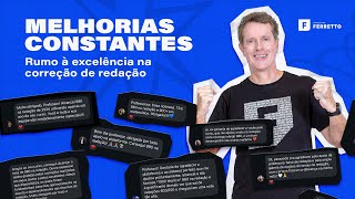 Melhorias Constantes rumo à EXCELÊNCIA na CORREÇÃO DE REDAÇÃO!🚀