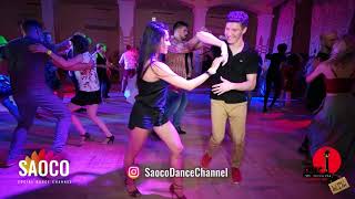 Sergey Shepilov and Asya Makeyeva Salsa Dancing in Lendvorets at The Third Front 2018, Fri 03.08.18